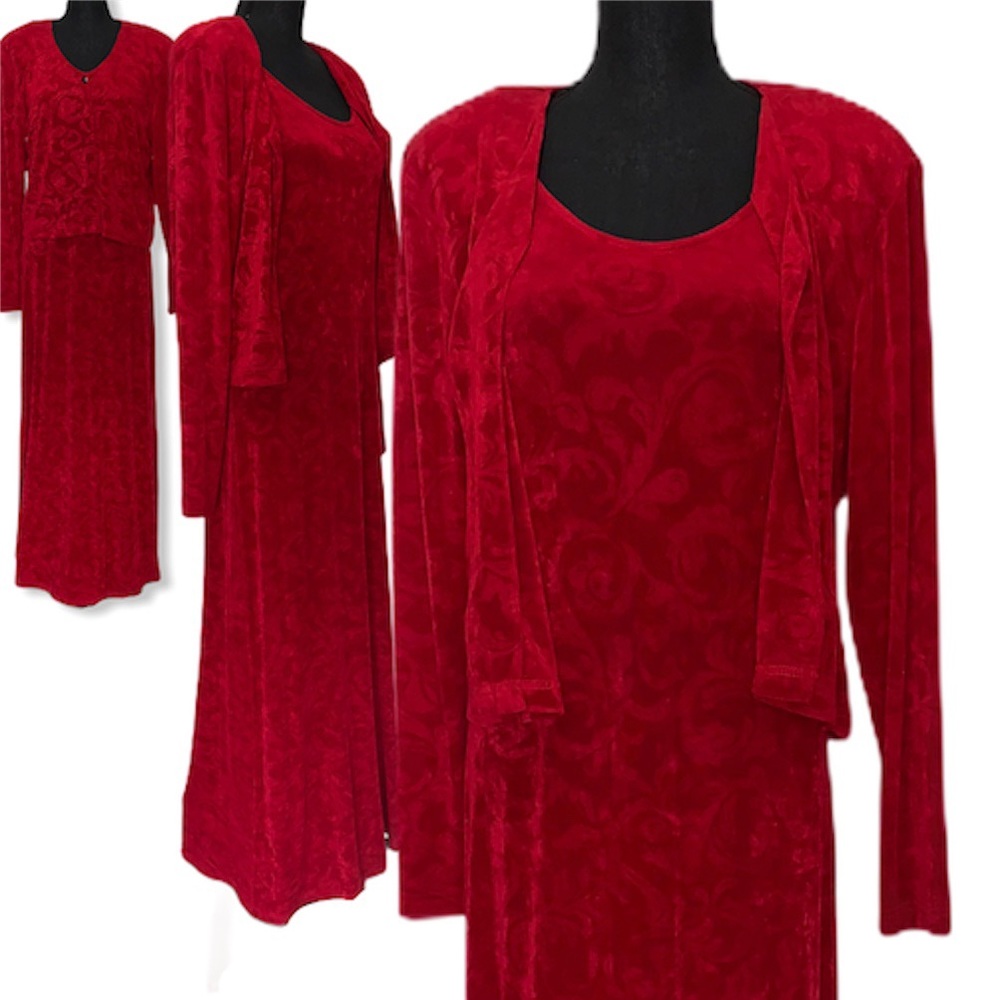 Carol Anderson California vintage dress/jacket set